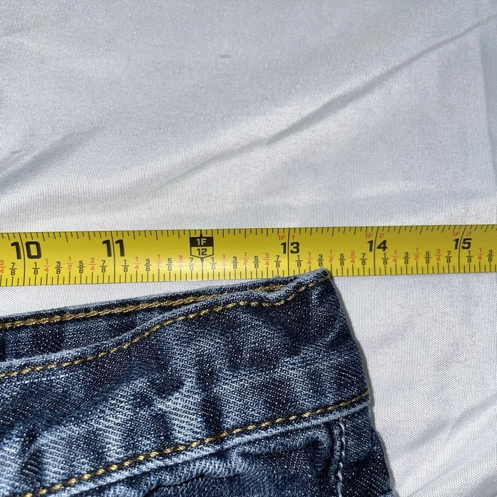 Baileys Pt Boys Straight Leg Jeans Size 14 Medium Wash Blue‎ Denim Cotton